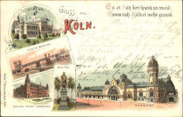 71678563 Koeln Rhein Museum Bruecke Post Moltke Denkmal Bahnhof Spruch Koeln Del - Koeln