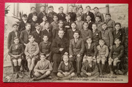 74 - INSTITUTION ST.JOSEPH  - CLASSE DE 6ème. 1934-1935 - Thonon-les-Bains