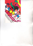Cartolina : WALT  DISNEY  PRODUCTIONS   -   TOPOLINO  SCIATORE      Non  Viaggiata - Comics