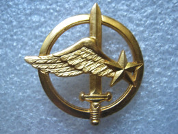 INSIGNE DE BERET DES COMMANDOS DE L'AIR ETAT EXCELLENT DRAGO MARNE LA VALLEE - Armée De L'air