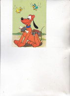 Cartolina : WALT  DISNEY  PRODUCTIONS   -  PLUTO     Non Viaggiata - Bandes Dessinées