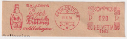 Freistempel  "Saladin's Eier Kirsch Wohlbehagen"  Nuglar      1978 - Postage Meters
