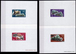 Niger 1974, Trains, 4DeLuxe Blocks - Trains