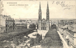 71678192 Wiesbaden Luisenplatz Und Katholische Kirche Wiesbaden - Wiesbaden