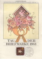 Germany Deutschland 1983 Tag Der Briefmarke, Stamp Day, Horse Horses Post Mail, Bonn - 1981-1990