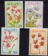 B5271 MALAWI 1987,  SG 776-9  Christmas, Wild Flowers  MNH - Malawi (1964-...)