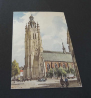 Postkaart "Roeselare - St. Michielskerk", Aquarel Herman Verbaere - Roeselare