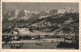 71678142 Garmisch-Partenkirchen Winterpanorama Mit Dreitorspitze Wettersteingebi - Garmisch-Partenkirchen