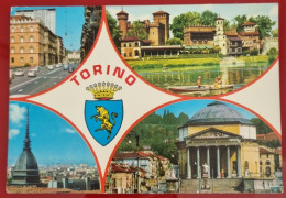 CPA Circulée 1985 - MULTIVISTA - ITALIA - TORINO - Other Monuments & Buildings