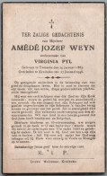 Bidprentje Temse - Weyn Amédé Jozef (1863-1946) - Images Religieuses