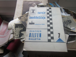 Chess Turnir Kadetkinja Subotica Ekspres Bilten Bulletin FIDE - Programmes