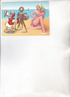 Cartolina : WALT  DISNEY   -  PAPERINO  FOTOGRAFO     Viaggiata   1963 - Comics