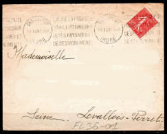 FL36-01 : Dept 36 (Indre) CHATEAUROUX 1929 > FL Continu Texte Sur 4 Lignes - Mechanische Stempels (reclame)