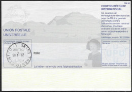 Italia Italie. Coupon Réponse/reply Coupon Mod. Pechino I, Pe31, Quinta Fornitura 20031205. Rilasciato A Trento 28.07.20 - 2001-10: Nieuw/plakker