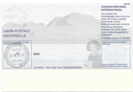 Italia Italie. Coupon Réponse/reply Coupon Mod. Pechino I Pe31, Sesta Fornitura 20040816. Rilasciato A Bolzano 23.08.200 - 2001-10: Mint/hinged