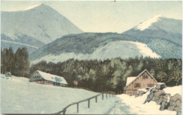 Riesengebirge - Wolfshau Mit Schneekoppe - Böhmen Und Mähren