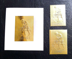 UAE - Fujeira - First Men On The Moon Gold Foil (MNH) - Fujeira