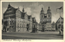 71676392 Wittenberg Lutherstadt Marktplatz Wittenberg Lutherstadt - Wittenberg