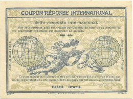 Brasile Brésil Brazil (08). Coupon Réponse/reply Coupon Mod. Roma IV, Filigrana II Tipo. Ottime Condizioni. Nuovo. - Ungebraucht