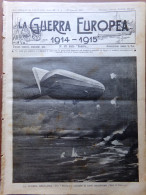 L'Illustrazione Popolare 28 Gennaio 1915 WW1 Pastro Guglielmo Terremoto Avezzano - Sonstige & Ohne Zuordnung