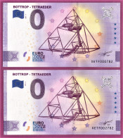 0-Euro XETF 04 2021 BOTTROP - TETRAEDER SET NORMAL+ANNIVERSARY - Private Proofs / Unofficial
