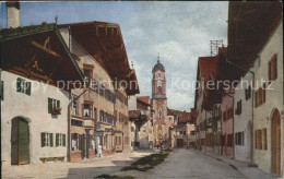 71676195 Mittenwald Bayern Obermarkt Kirche  Mittenwald - Mittenwald