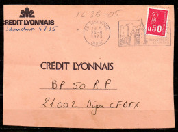 FL36-05 : Dept 36 (Indre) ISSOUDUN 1973 > FD Illustrée / Château - Mechanical Postmarks (Advertisement)