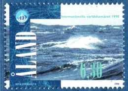 Aland 1998 Ocean Year 1 Value MNH Waves - Umweltschutz Und Klima