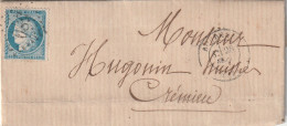 Lettre De Bourgoin à Crémieu LAC - 1849-1876: Période Classique