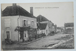 Cpa CHEMILLY La Place Publique - MAY11 - Andere & Zonder Classificatie