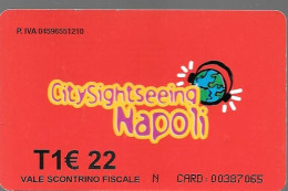 TICKET-PAPIER-TRANSPORT-2010-NL-VISTE TOUR  De NAPLES-TBE - Europa