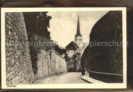 71674153 Reval Stadtmauer Kirchturm Reval - Estonie