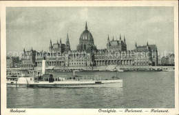 71674008 Budapest Parlament Dampfer Budapest - Hongrie