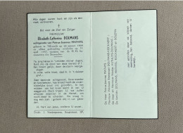 DOLMANS Elisabeth Catherine °VILVOORDE 1908 +VILVOORDE 1957 - MATHYS - KOCKAERT - BOLEYN - AUTHUYS - Obituary Notices