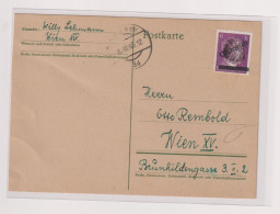 AUSTRIA 1945  WIEN Nice Postcard Nationalisation - Brieven En Documenten