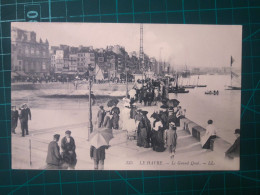 CARTE POSTALE,  . Non Diffusé. Vue Sur Le Front De Mer, Où Femmes Et Hommes Profitent D'une Promenade L'après-midi. Le H - Fotos