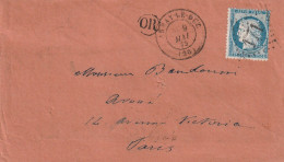 Lettre De Arnay Le Duc à Parais LSC - 1849-1876: Klassik