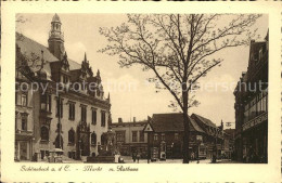 71669378 Schoenebeck Elbe Markt Mit Rathaus Schoenebeck - Schoenebeck (Elbe)