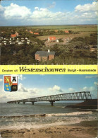 71669243 Westenschouwen Panorama Strand Bruecke Wappen Westenschouwen - Other & Unclassified