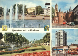 71669237 Arnhem Springbrunnen Park Torbogen Hochhaus Wappen Arnhem - Other & Unclassified