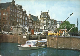 71669236 Amsterdam Niederlande Haarlemmersluizen Kanal Boot Amsterdam - Sonstige & Ohne Zuordnung