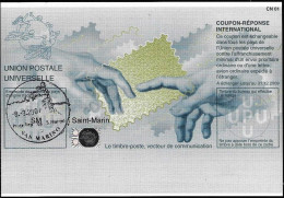 S. Marino. Coupon Réponse/reply Coupon Modello Pechino 2, Le Due Tirature Di 500 Esemplari Cadauna (14). - Unused Stamps