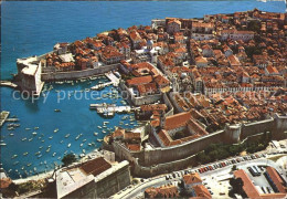 71669135 Dubrovnik Ragusa Hafen Festung Stadtmauer Fliegeraufnahme Croatia - Croatie