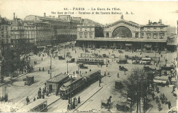 CPA 75 PARIS / LA GARE DE L'EST ET TERMINUS - Autres Monuments, édifices