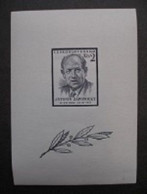 Tchéquie 1957 - Président Antonin Zapotocky  - MNH** - Ungebraucht