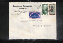 Italy / Italia 1953 Interesting Airmail Letter - 1946-60: Poststempel