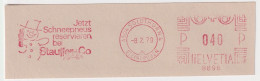 Freistempel  "Jetzt Schneepneus Reservieren Bei Stauffer + Co."  Solothurn Steingruben     1979 - Postage Meters