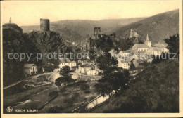 71666935 Esch-sur-Sure Vue Partielle Et Les Ruines Chateau - Autres & Non Classés