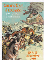 Carte Postale LERECULEY Jérôme Festival BD Cousance 2016 (Les 5 Terres - Postcards