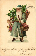 CPA - Babbo Natale, Père Noël, Santa Claus - VG - B166 - Santa Claus